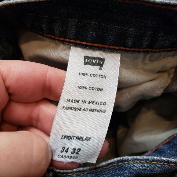 Vintage destroyed y2k Levi’s 559 Jeans Relaxed Straight Jeans - Distressed - Picture 11 of 16